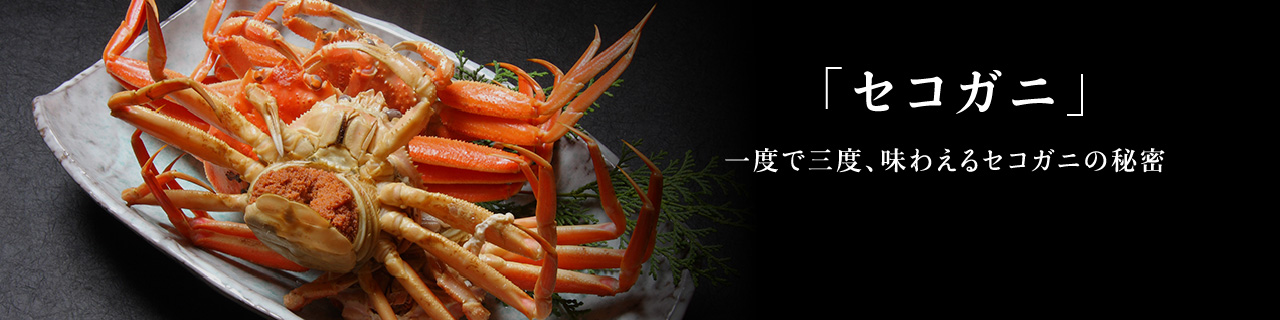 「セコガニ」一度で三度、味わえるセコガニの秘密